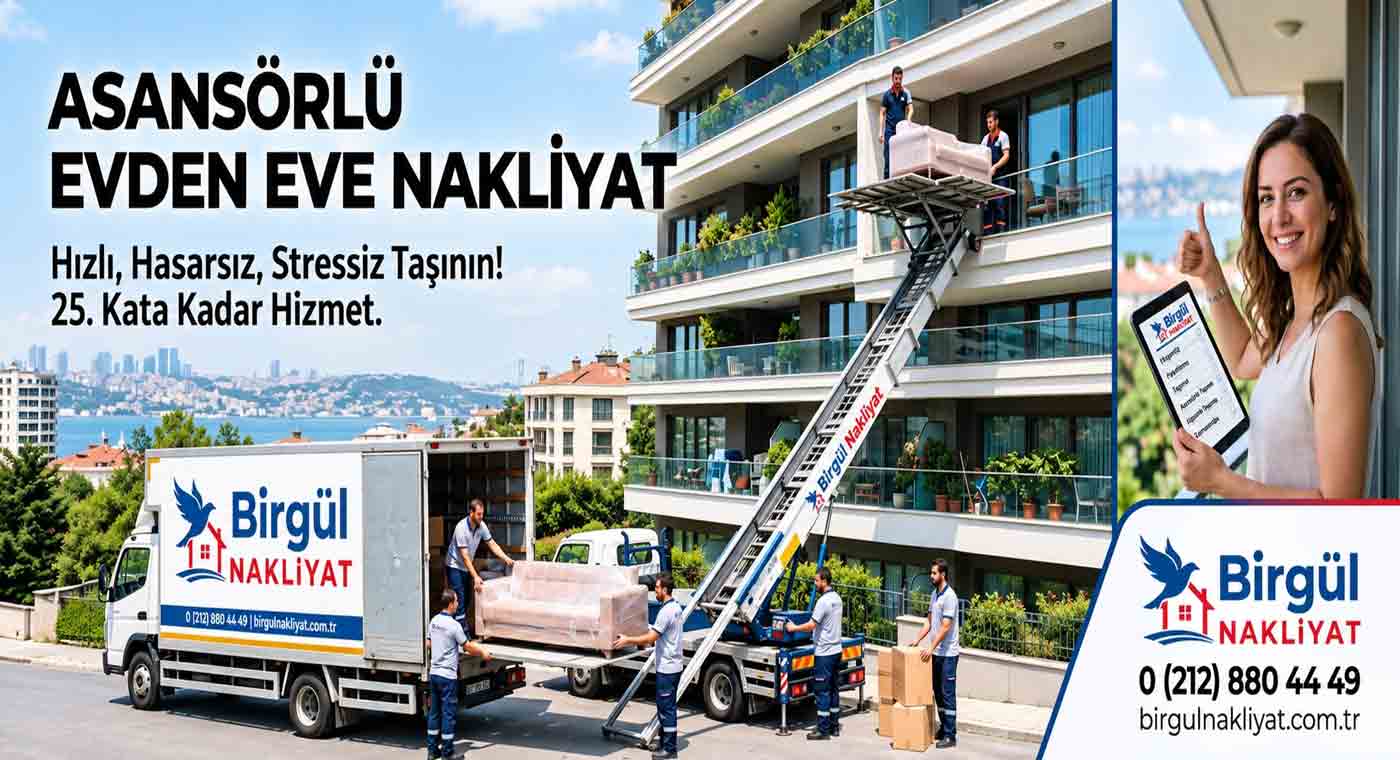 Asansörlü Evden Eve Nakliyat