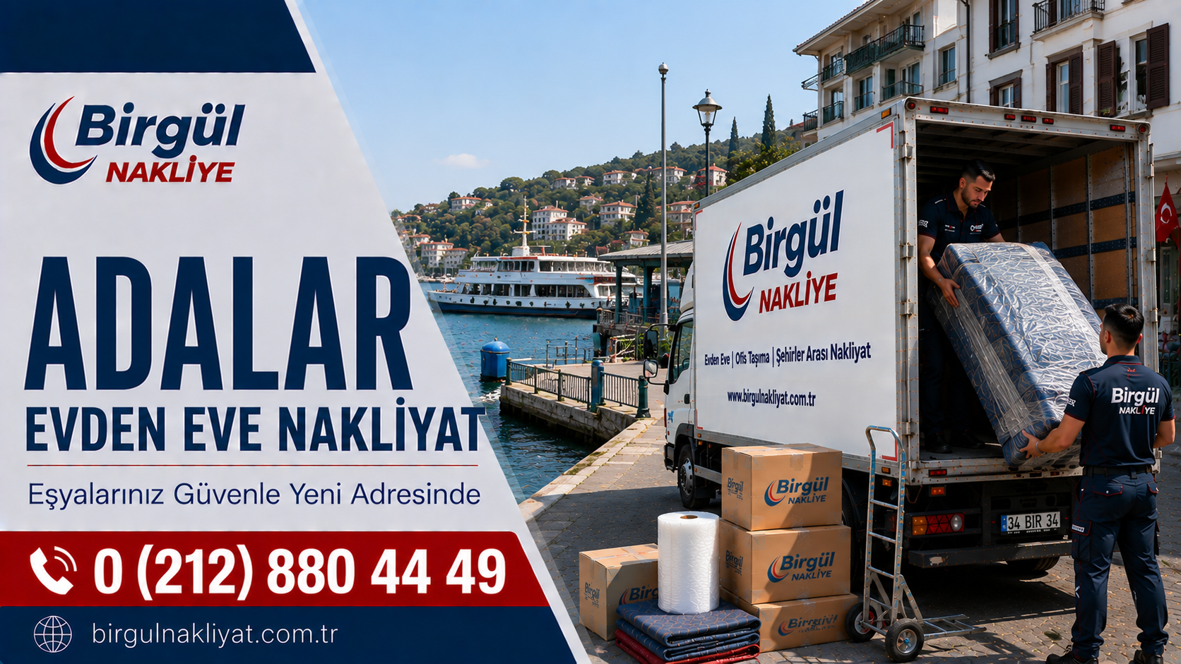 Adalar Evden Eve Nakliyat Hizmeti