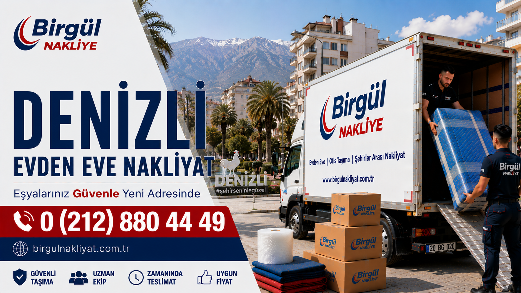Denizli Evden Eve Nakliyat Hizmeti