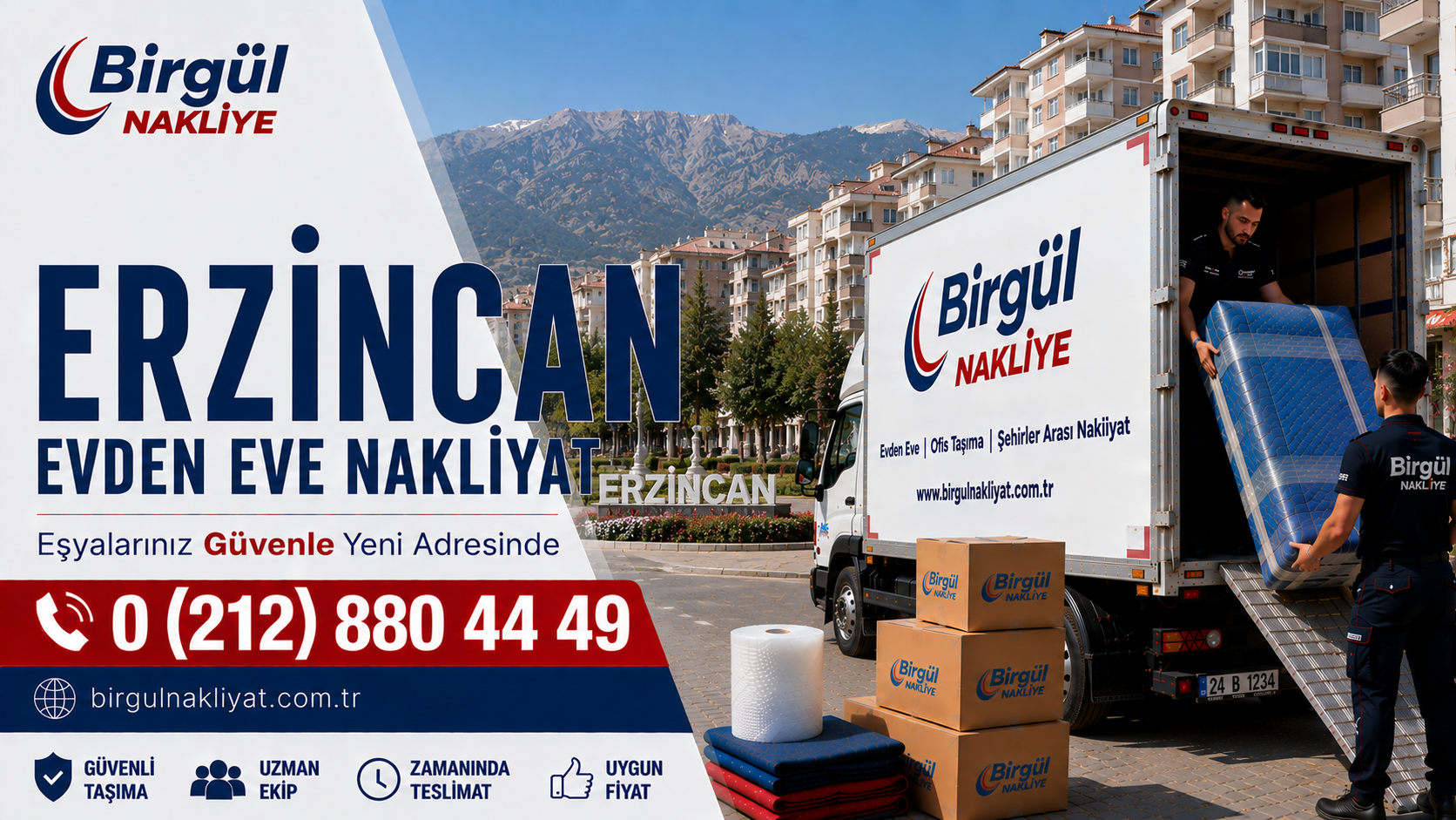 Erzincan Evden Eve Taşıma Hizmeti