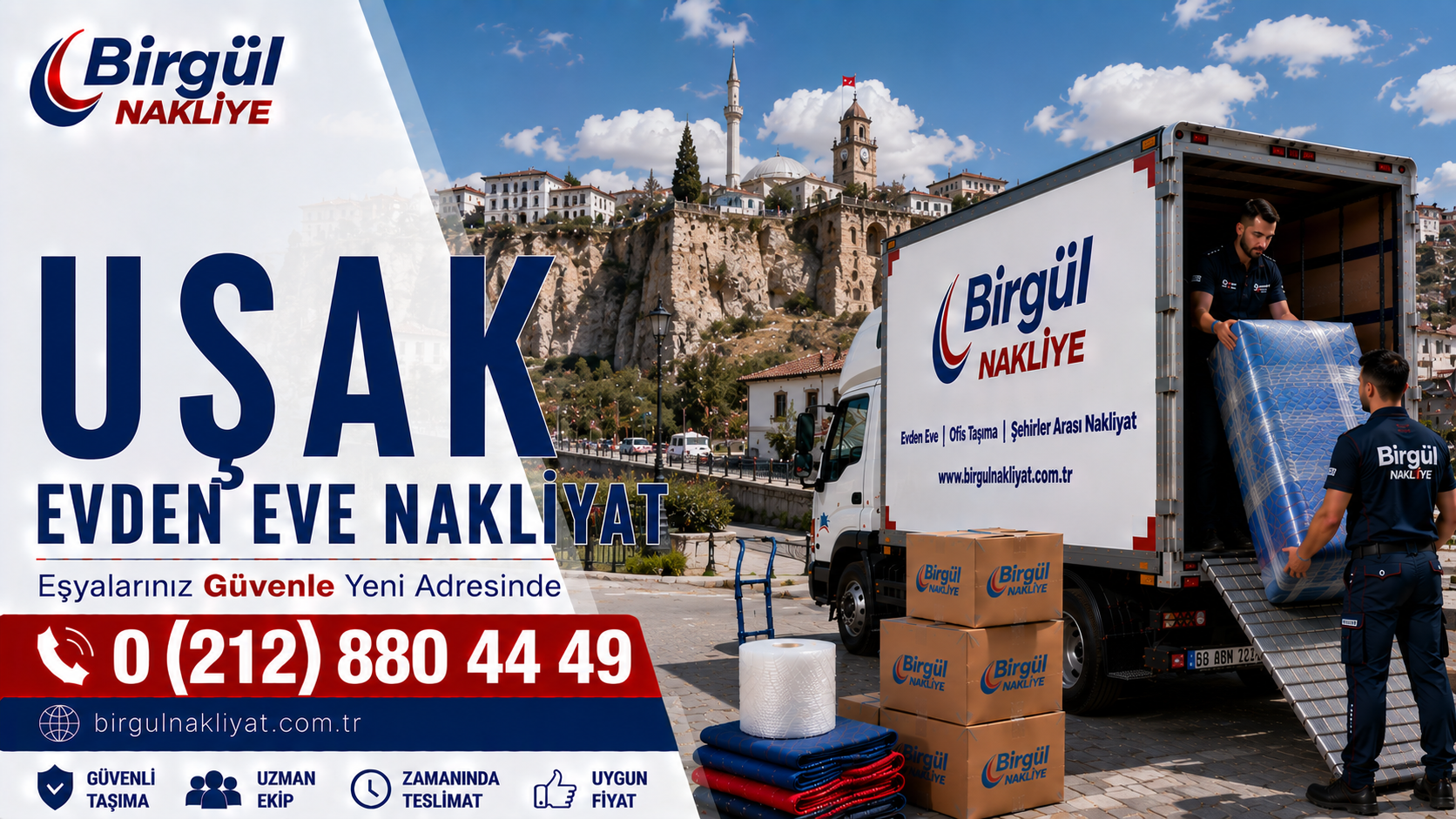 Uşak Evden Eve Nakliyat Hizmeti
