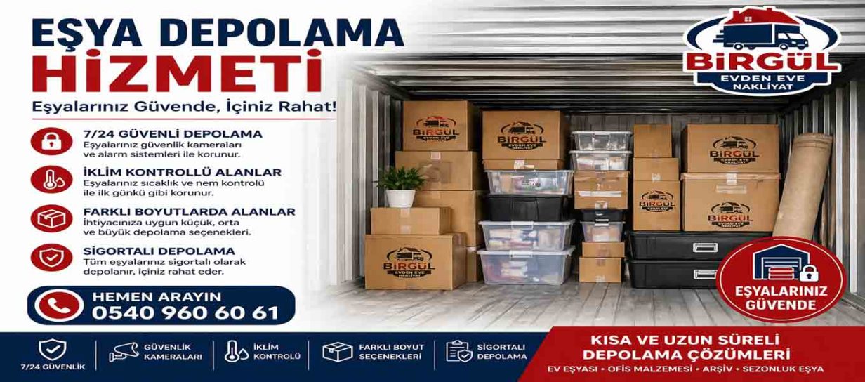 Eşya Depolama Hizmeti