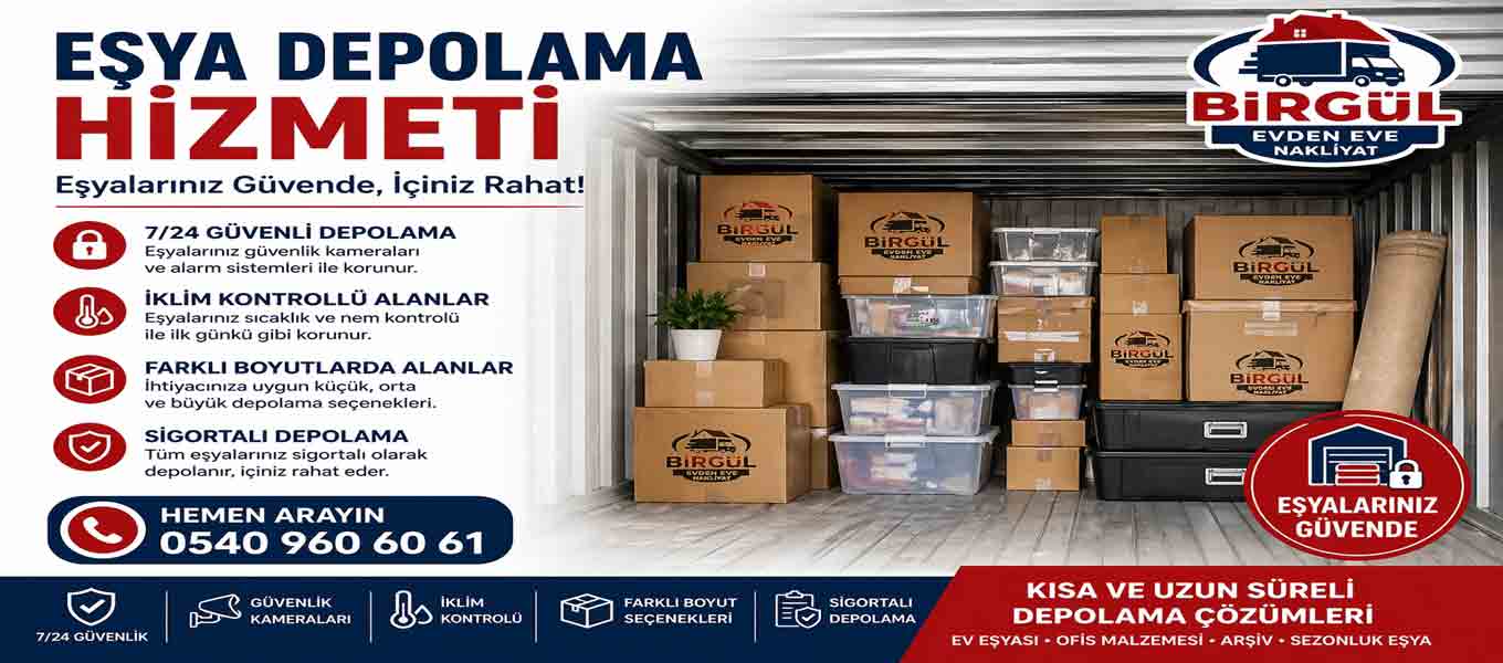 Eşya Depolama Hizmeti