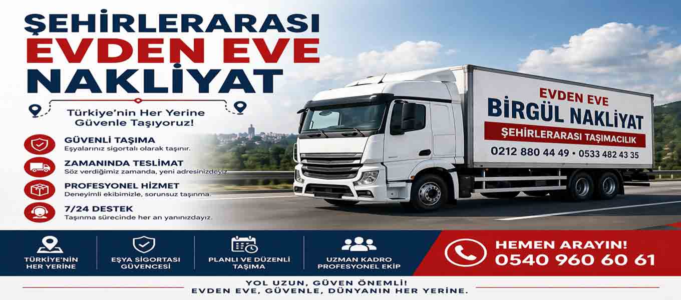 Şehirlerarası Evden Eve Nakliyat